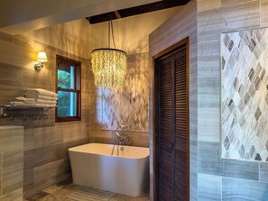 Douche, séchoir à cheveux