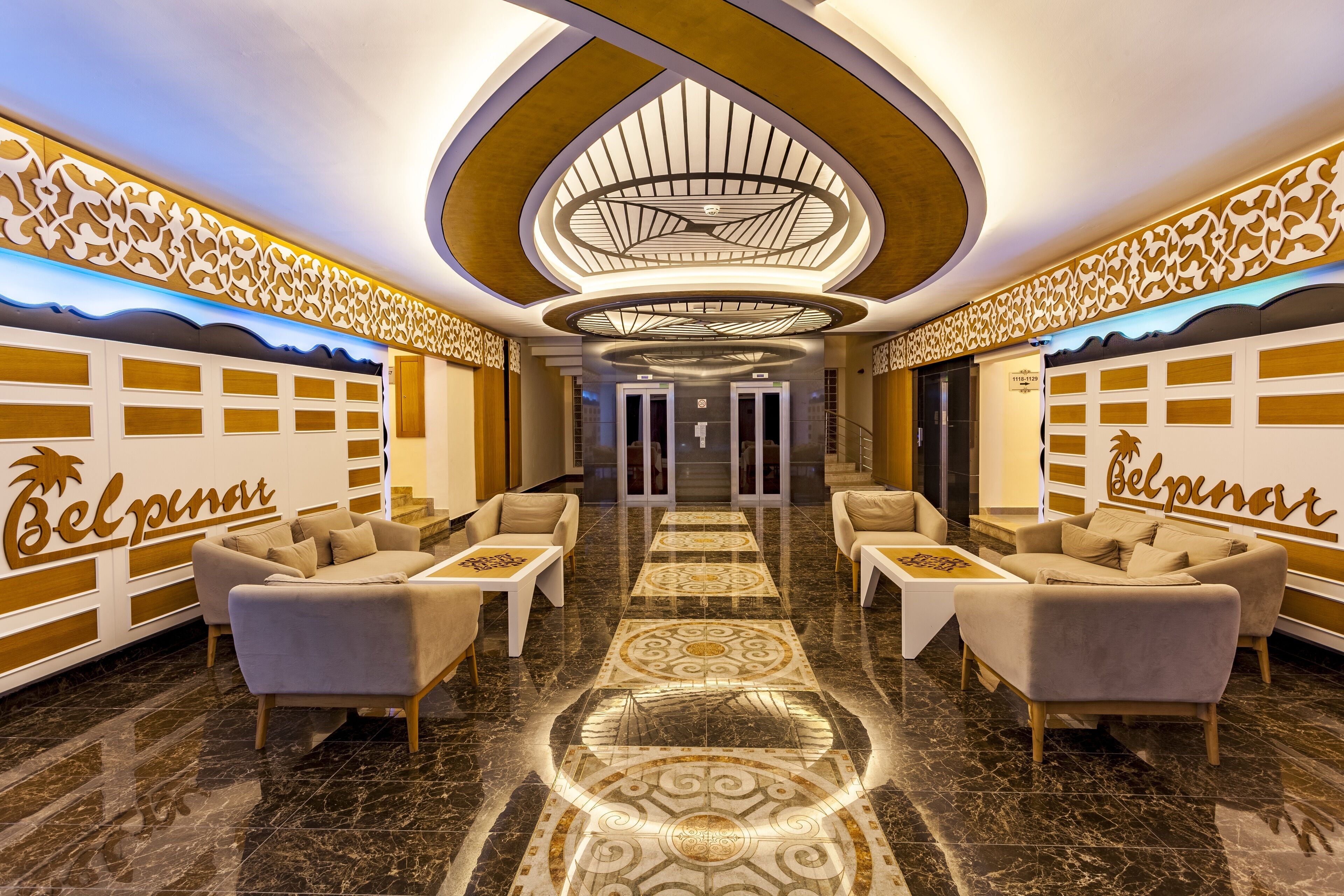Sala de estar en el lobby