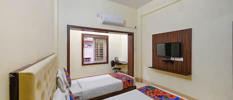 Sengetøy i egyptisk bomull, sengetøy av topp kvalitet og safe på rommet