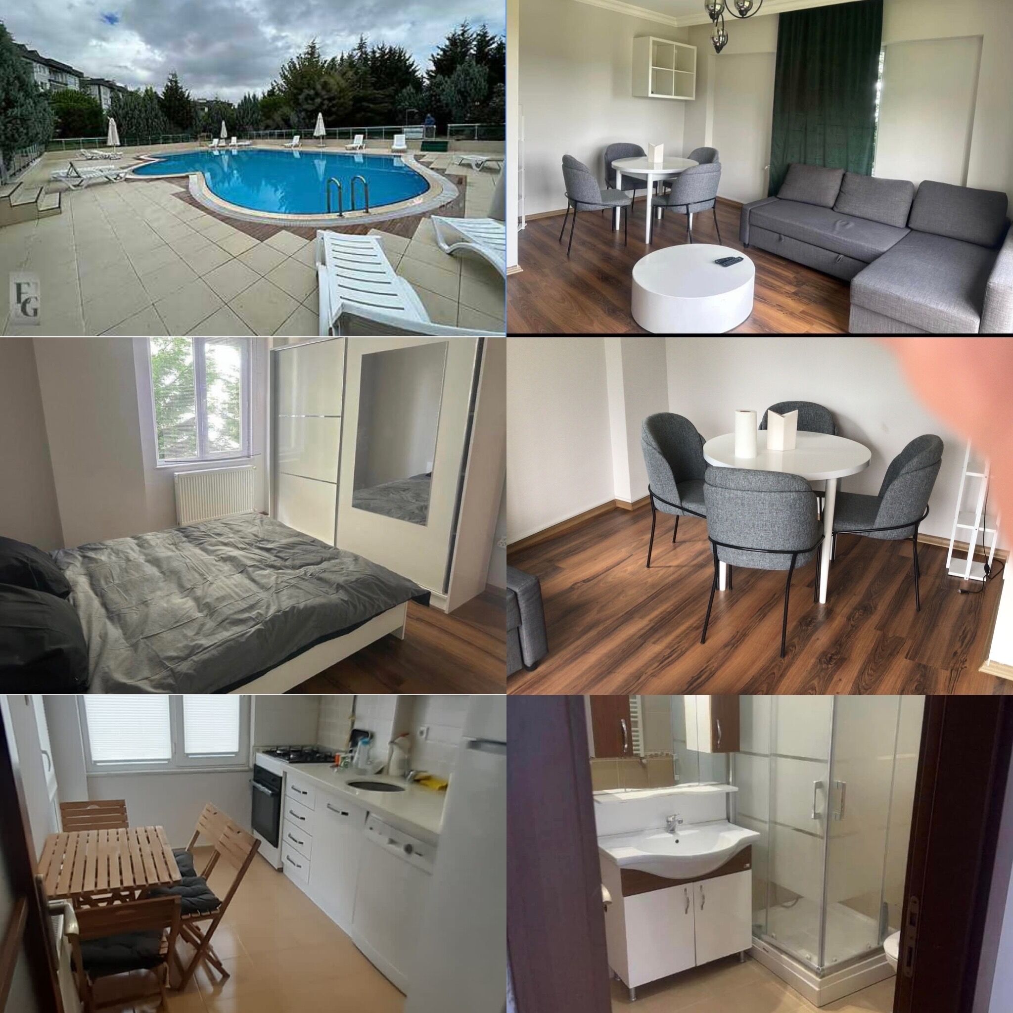 Yeşillikler Içinde Havuz Kullanımlı 2+1 Daire