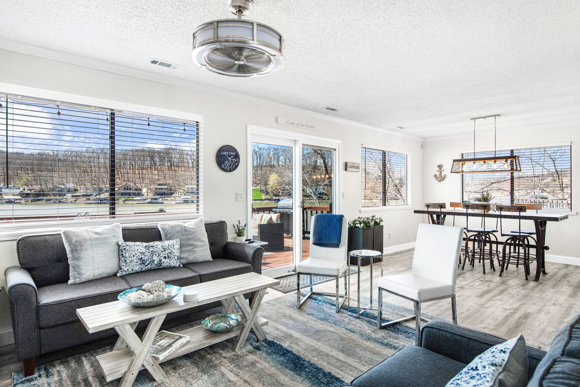 Cozy Home-Lake Front- Private Dock- Swim Platform-Outdoor Seating