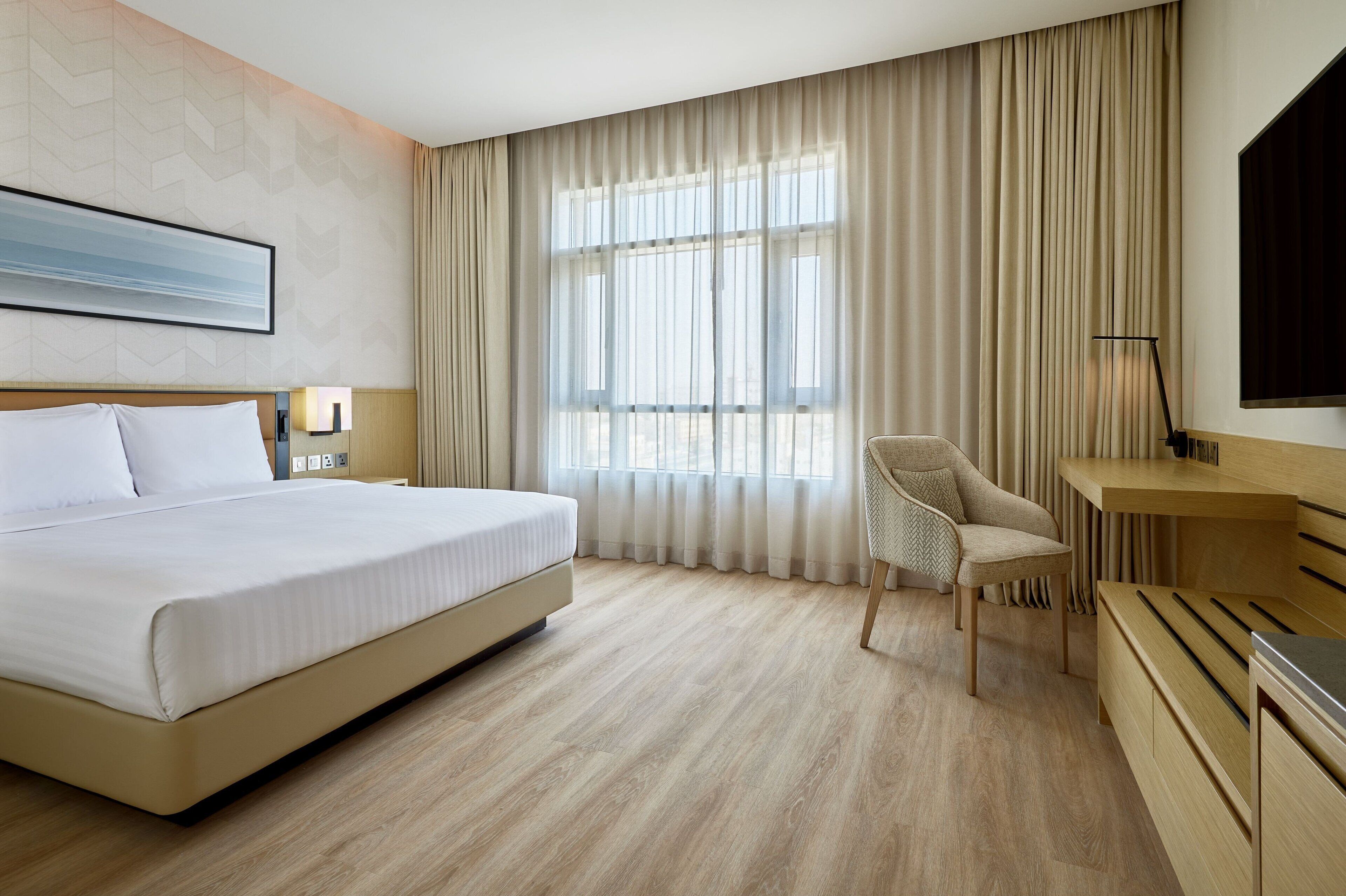 Zimmer, 1 King-Bett, Stadtblick