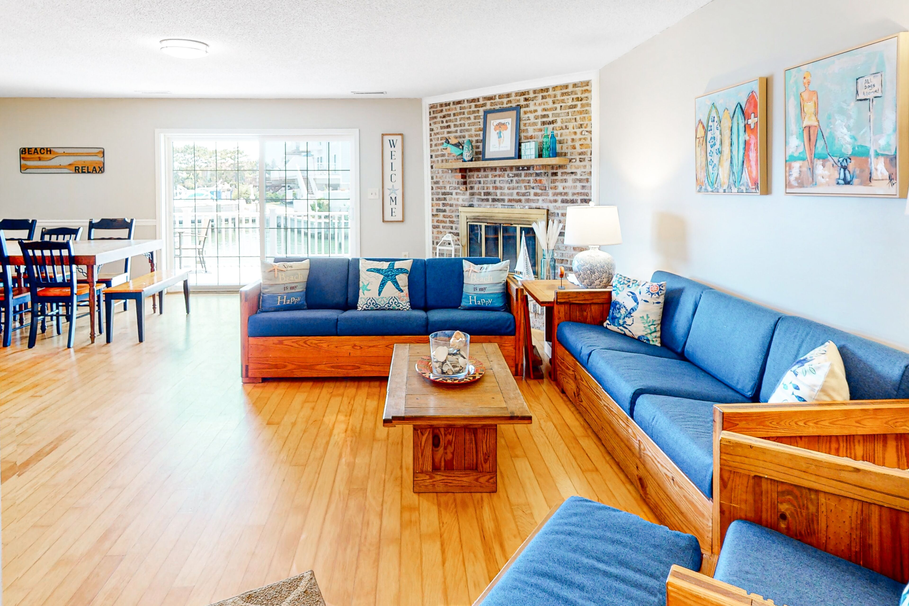 Waterfront townhome with a game room, boat slips, and grill - scenic views