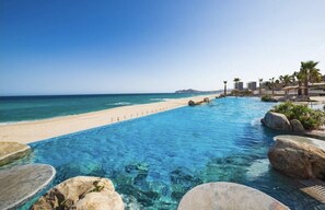 På stranden og strandhåndklær