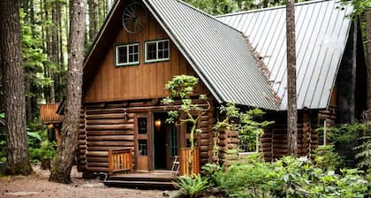 Camp Neary - epic hand built log cabin
