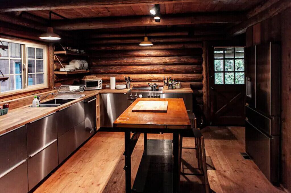 Camp Neary - epic hand built log cabin