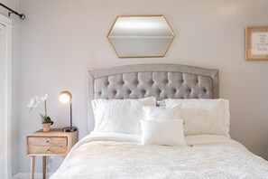 2 bedrooms, iron/ironing board, travel crib, free WiFi