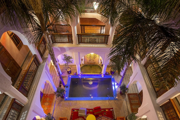 Interior - a unique calm Riad. a hidden gem in the heart of Marrakech (marrakech)