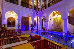 Indoor pool - a unique calm Riad. a hidden gem in the heart of Marrakech (marrakech)