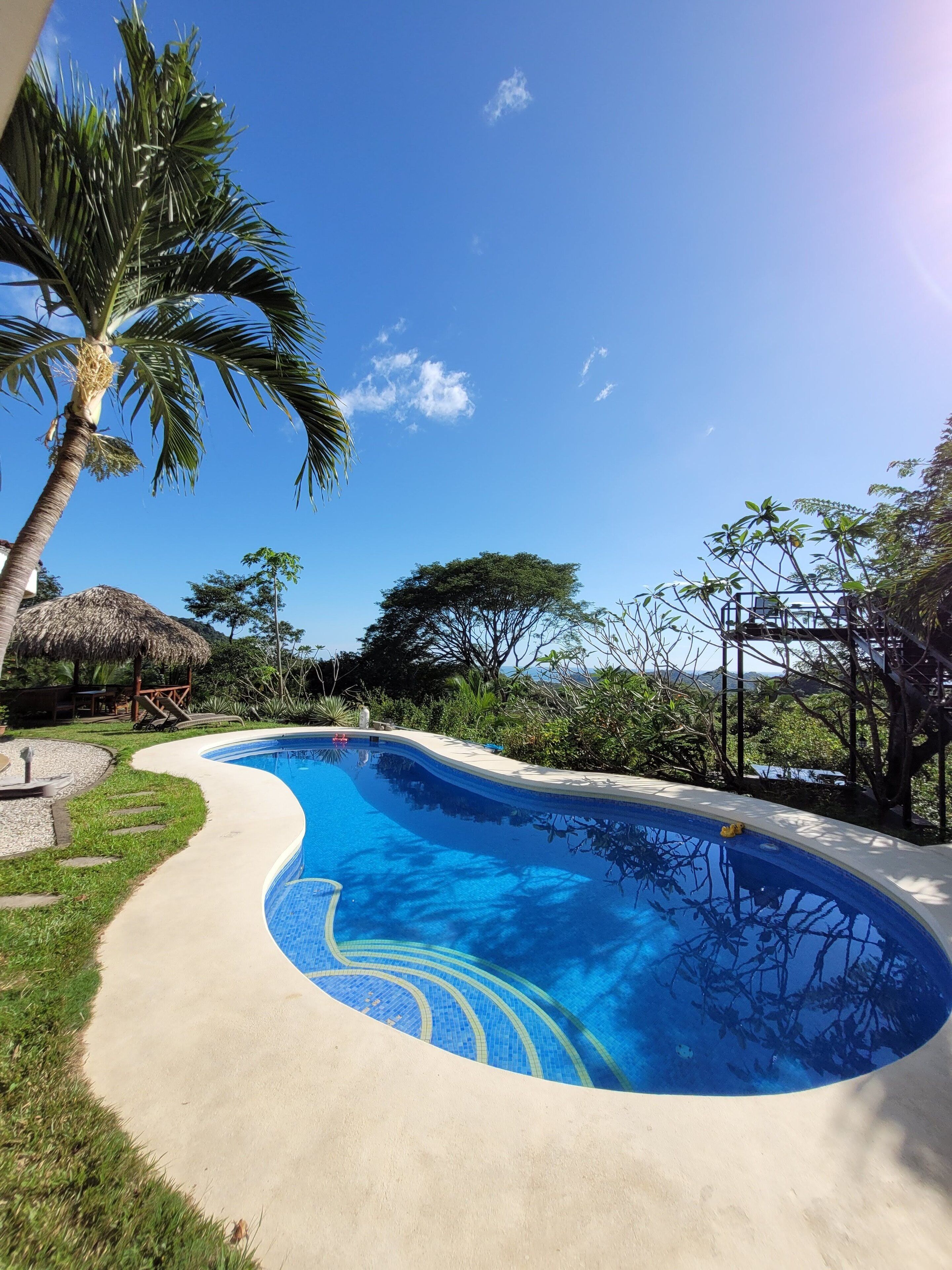 Appartement in the jungle with oceanview terrace