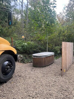 Property grounds - Bee Haven Bus at the RMR (Rainier)