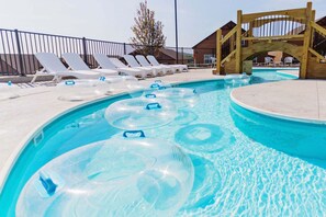 Indoor pool, a heated pool