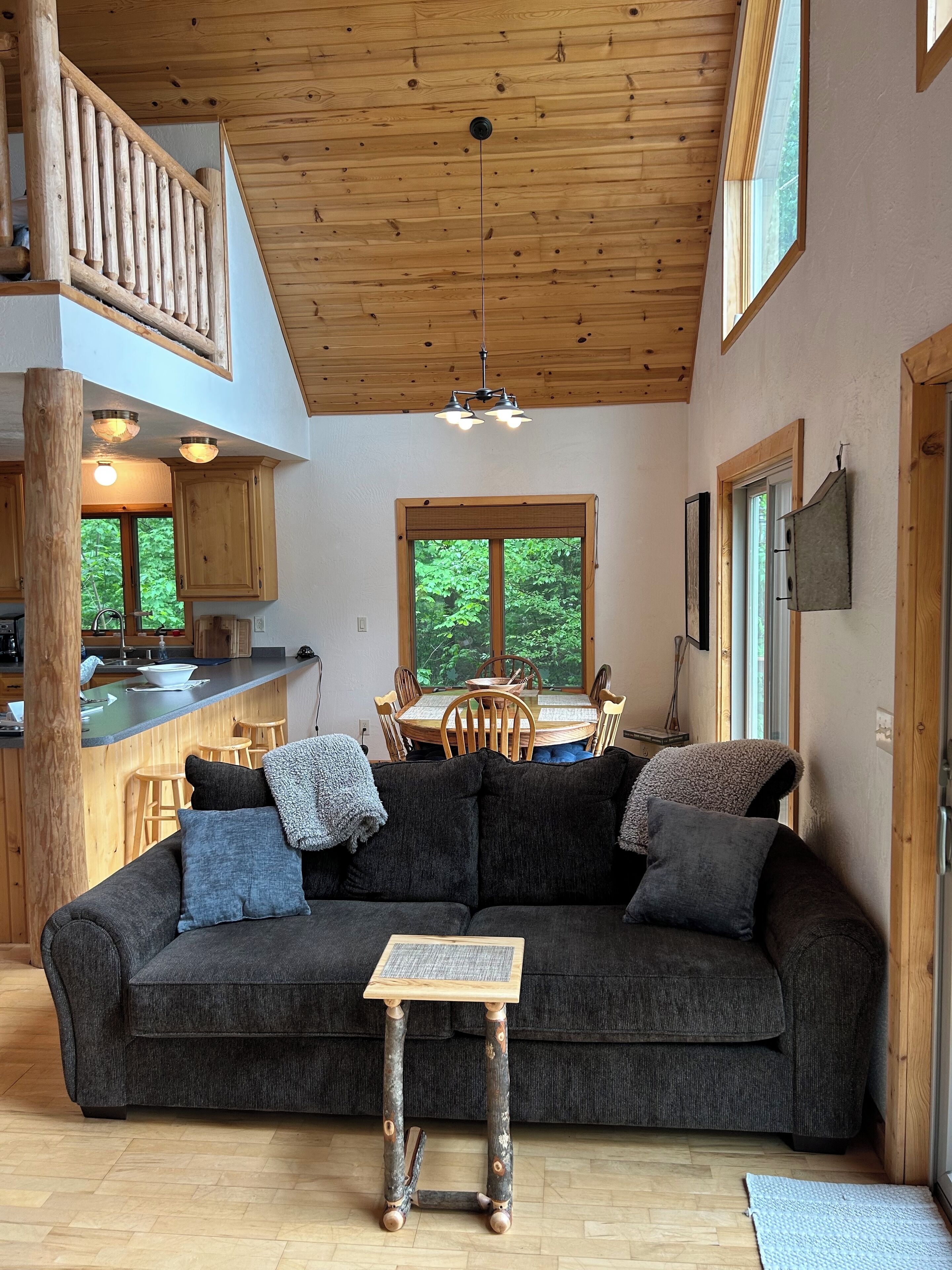 Smart TV, fireplace, printers