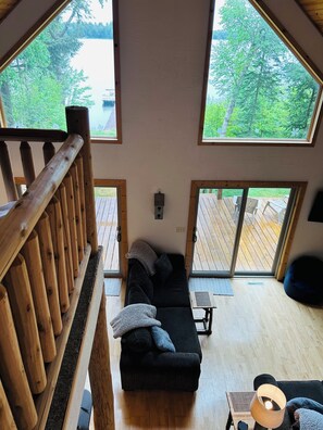 Smart TV, fireplace, printers