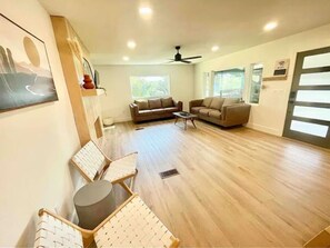 Smart TV, video games, DVD player, table tennis