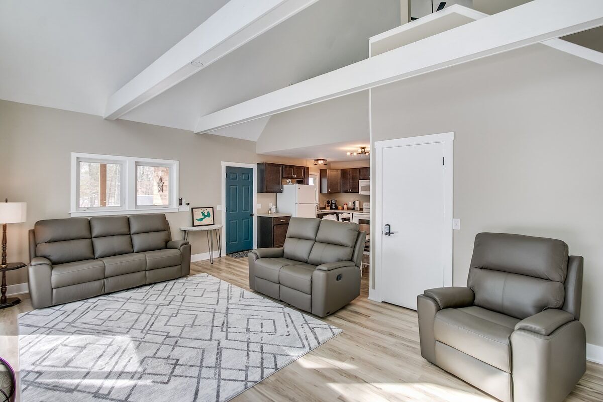 A-Frame Cabin, Lake Access with Game Room and ATV Trail Access