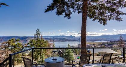 Incredible Lake & Mountain Views, Hot Tub & near Wineries, minutes to Kelowna!