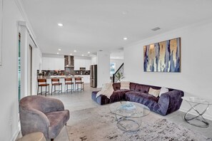 TV, table football - Stylish & Chic 4BR House Near Melbourne Beach — Private Pool, Shaded Lanai, & Foosball!  ☀️ (Melbourne Beach)