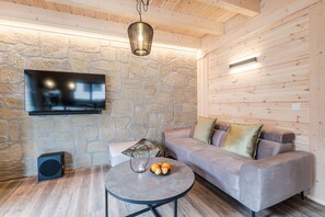 Living area - Bergwaldchalet Komfort (Wernigerode)