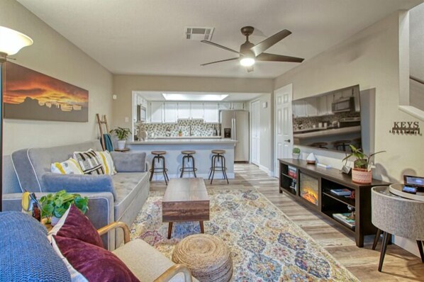 Televisie en een stereo