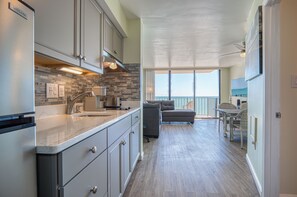 Interior - Fully Remodeled - 1 BD Oceanfront Retreat - Outdoor Pool and Hot Tub (North Myrtle Beach)