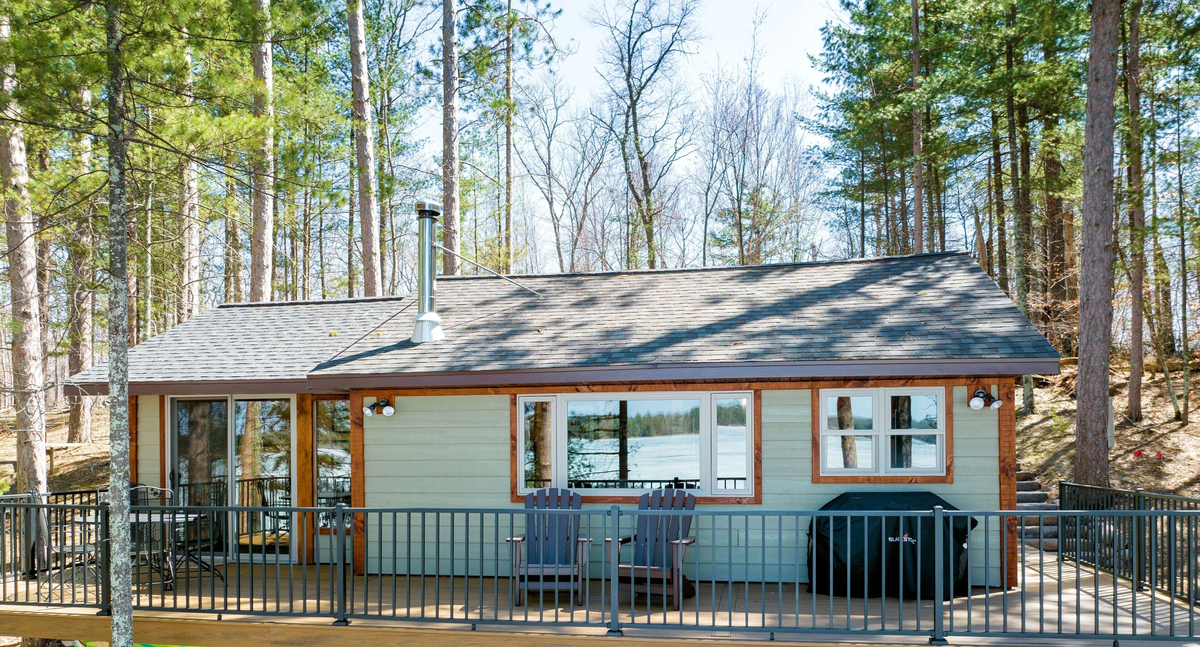 Western exposure with sand frontage