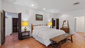 Classic-Haus, 4 Schlafzimmer, Küche, Annex | Bettwäsche aus ägyptischer Baumwolle, hochwertige Bettwaren