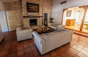 Classic House, 4 Bedrooms, Kitchen, Annex Building | Living area | Books, stereo - Y.O. Ranch Headquarters (Mountain Home)