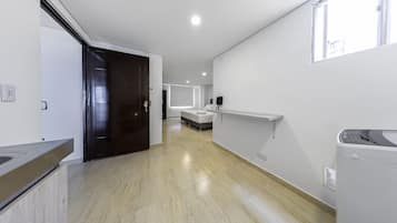 Down comforters, pillowtop beds, desk, free WiFi