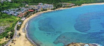 Enchanting 3 bedroom Family Size  Beach gated condo steps to beach Isabela