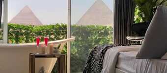 Pharaoh pyramids view