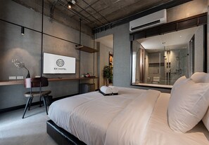 Premium Room, 1 Large Twin Bed | In-room safe, laptop workspace, blackout drapes, free WiFi - EXII HOTEL (Nonthaburi)