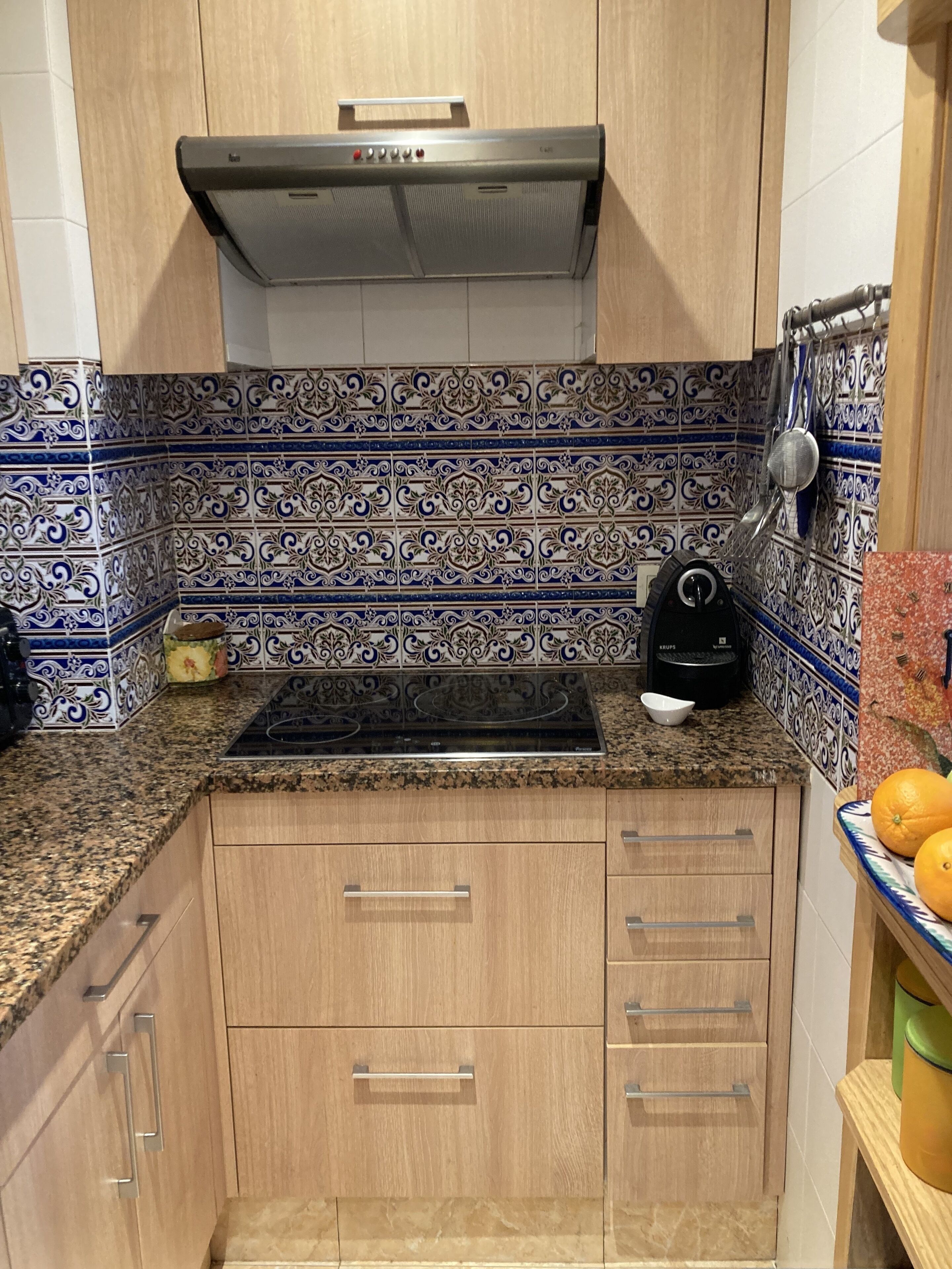 Seafront apartment with balcony