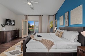 6 habitaciones, tabla de planchar con plancha y cuna de viaje