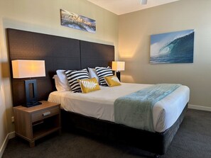 1 bedroom, iron/ironing board, free WiFi, bed sheets - The Pool Resort Kingscliff - One Bedroom Ocean and Pool View (4314) - Holiday Management Co. (Tweed)