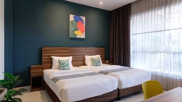 Deluxe Twin Room | Desk, free WiFi, bed sheets