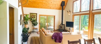 Moss Creek Cabin in the woods on Madeline Island