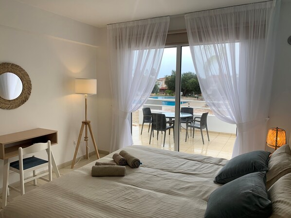 スーペリア アパートメント 1 ベッドルーム プールビュー | 部屋からの景観