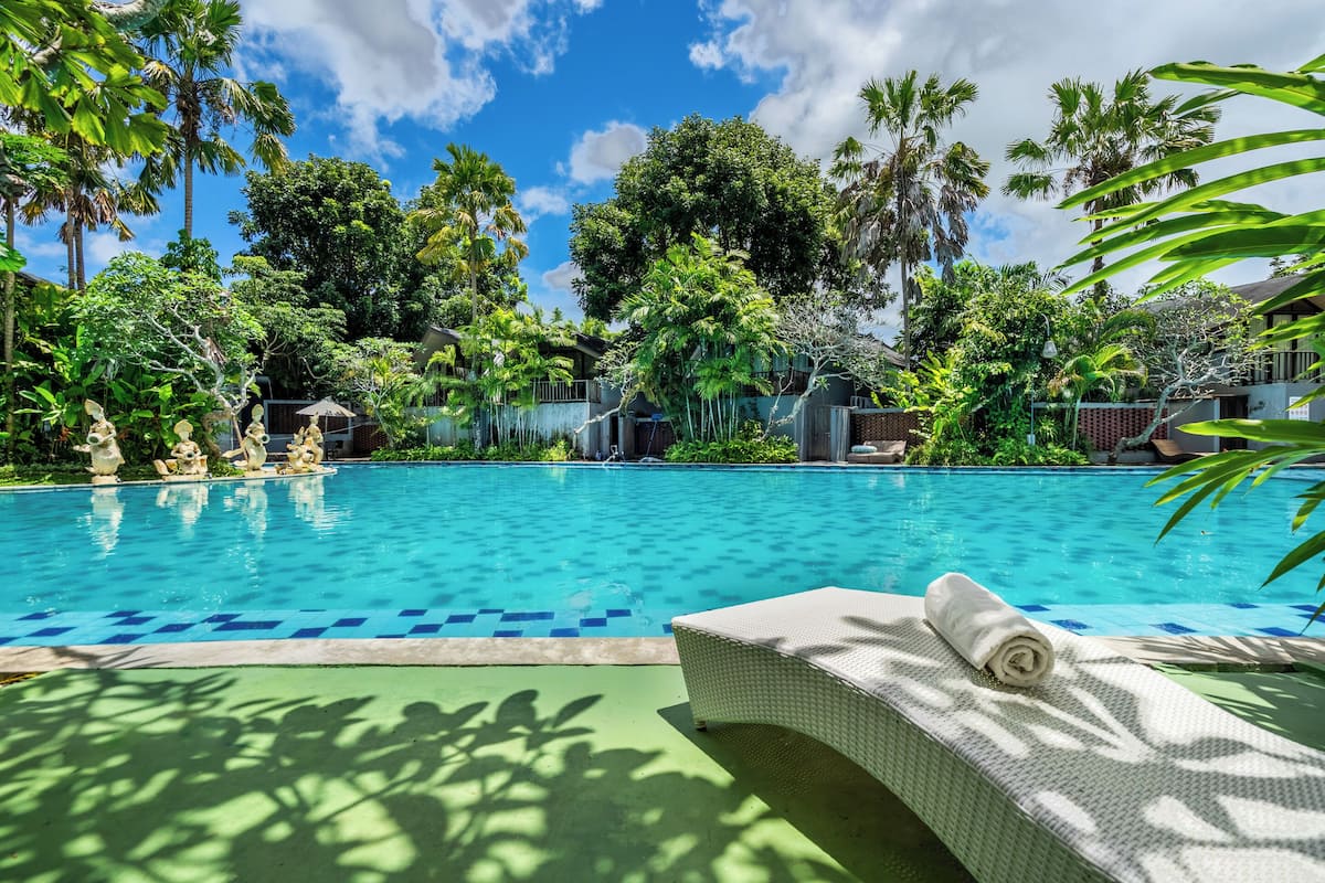 Villa, 2 Bedrooms, Pool Access, Garden View | Teres/patio