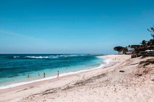Beach nearby, white sand