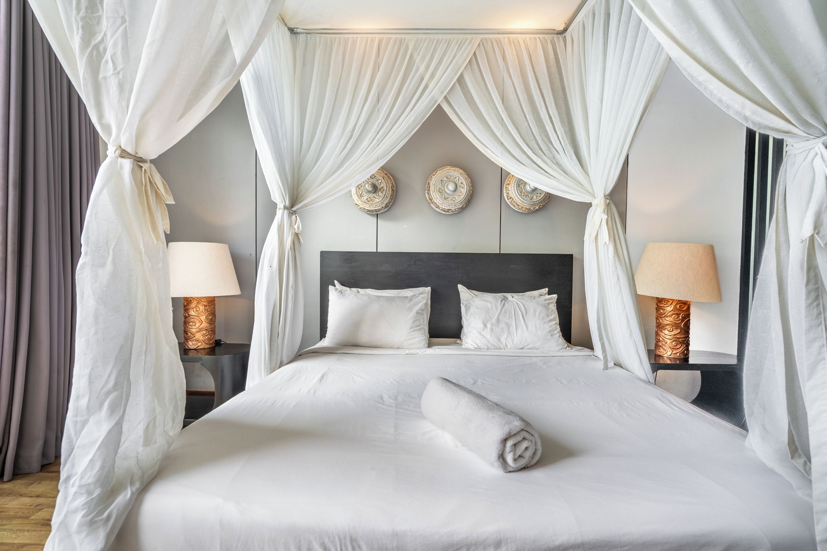 Villa, 2 Bedrooms, Hot Tub, Pool View | In-room safe, desk, laptop workspace, cribs (surcharge)