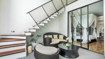 Villa, 2 Bedrooms, Hot Tub, Pool View | Terrace/patio