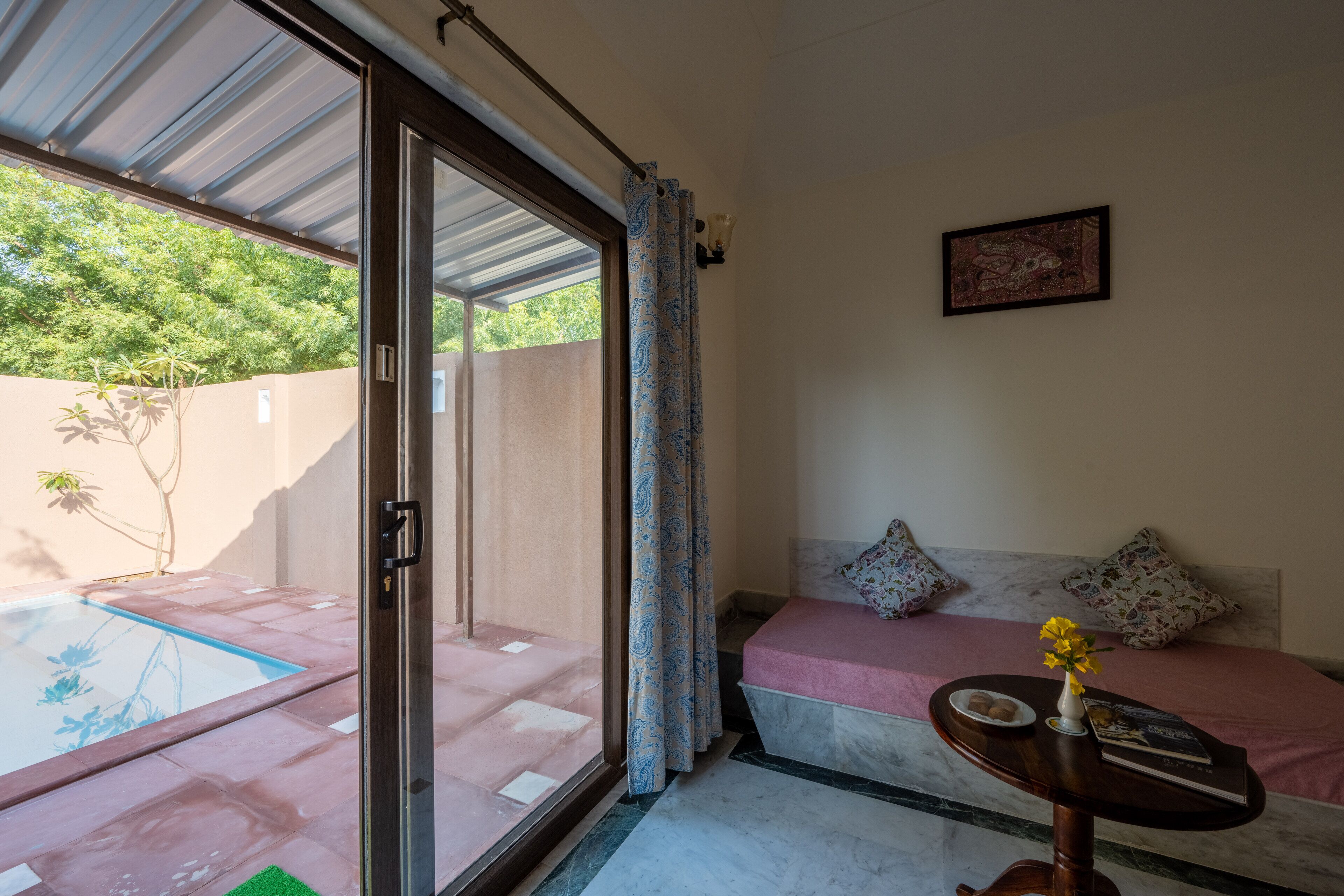 Presidential-Doppelzimmer | Wohnbereich | LED-Fernseher