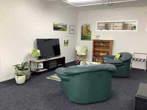 TV, fireplace, books - Hillside Oasis quiet peaceful near Akl Airport with bush valley city views  (Drury)