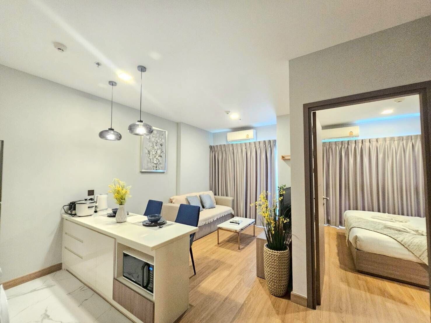 City Condo, 1 Bedroom, Balcony, City View | Premium bedding, individually decorated, desk, blackout drapes