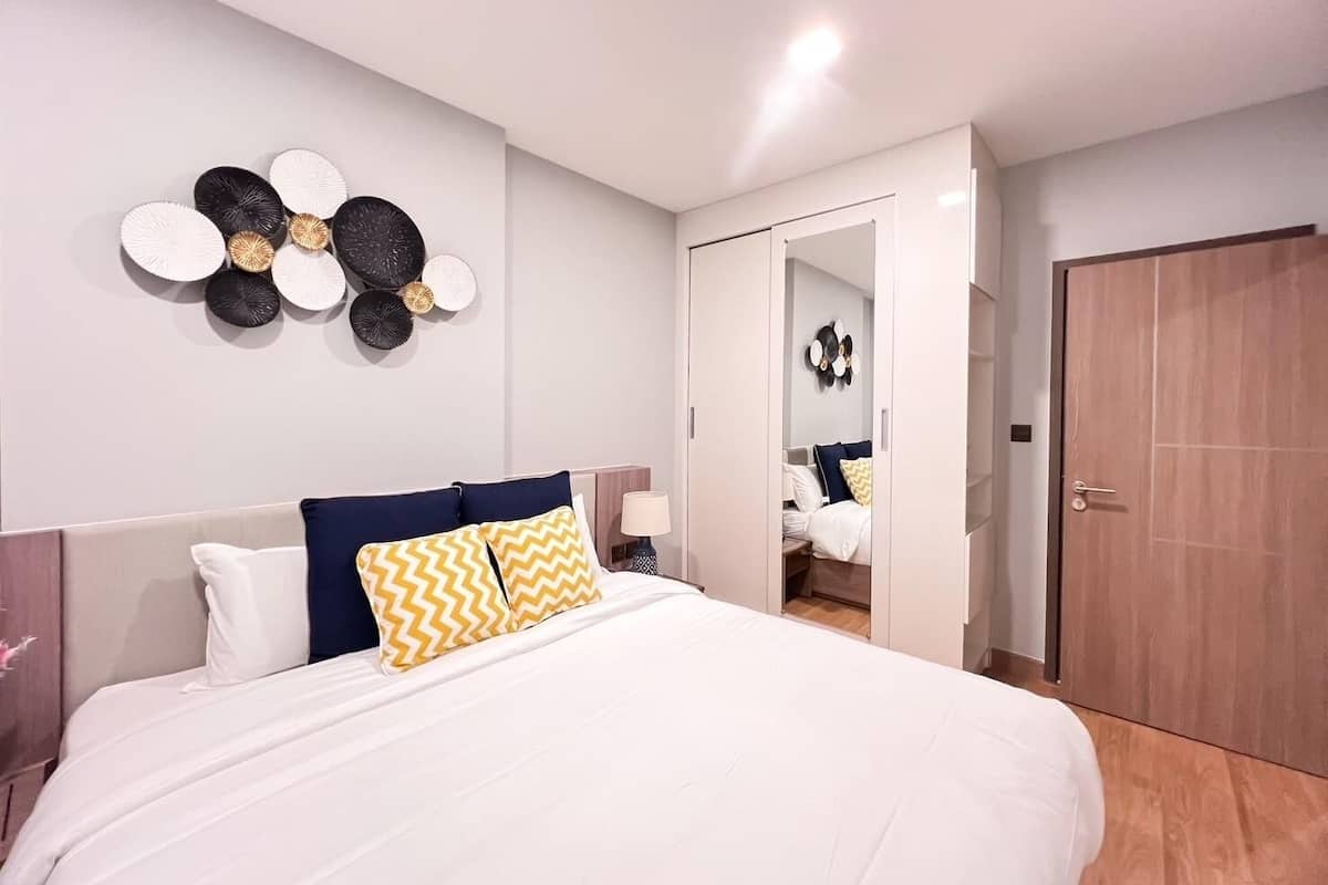 2 habitaciones, ropa de cama de alta calidad y decoración personalizada