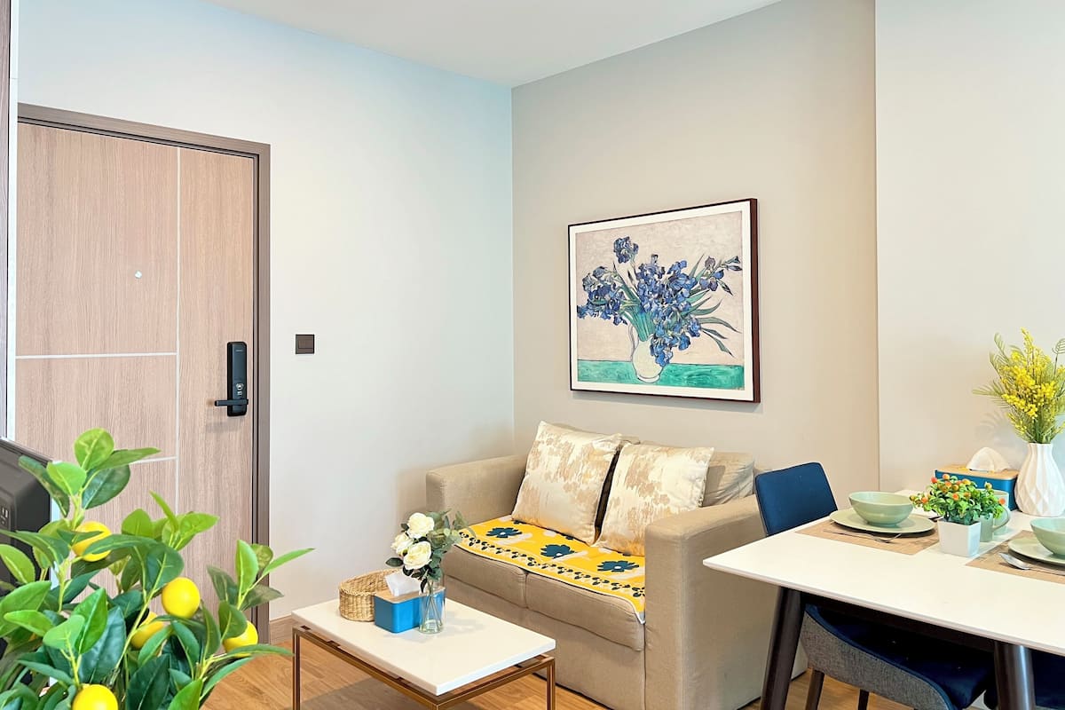 2 habitaciones, ropa de cama de alta calidad y decoración personalizada
