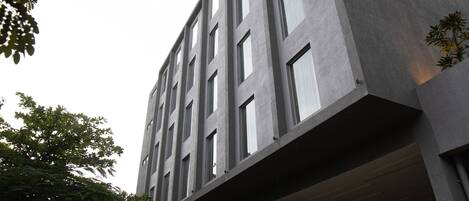 Façade de l’hébergement