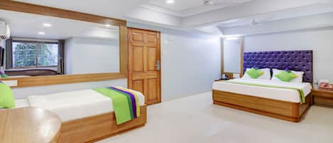 Premium Double Room | Desk, iron/ironing board, bed sheets