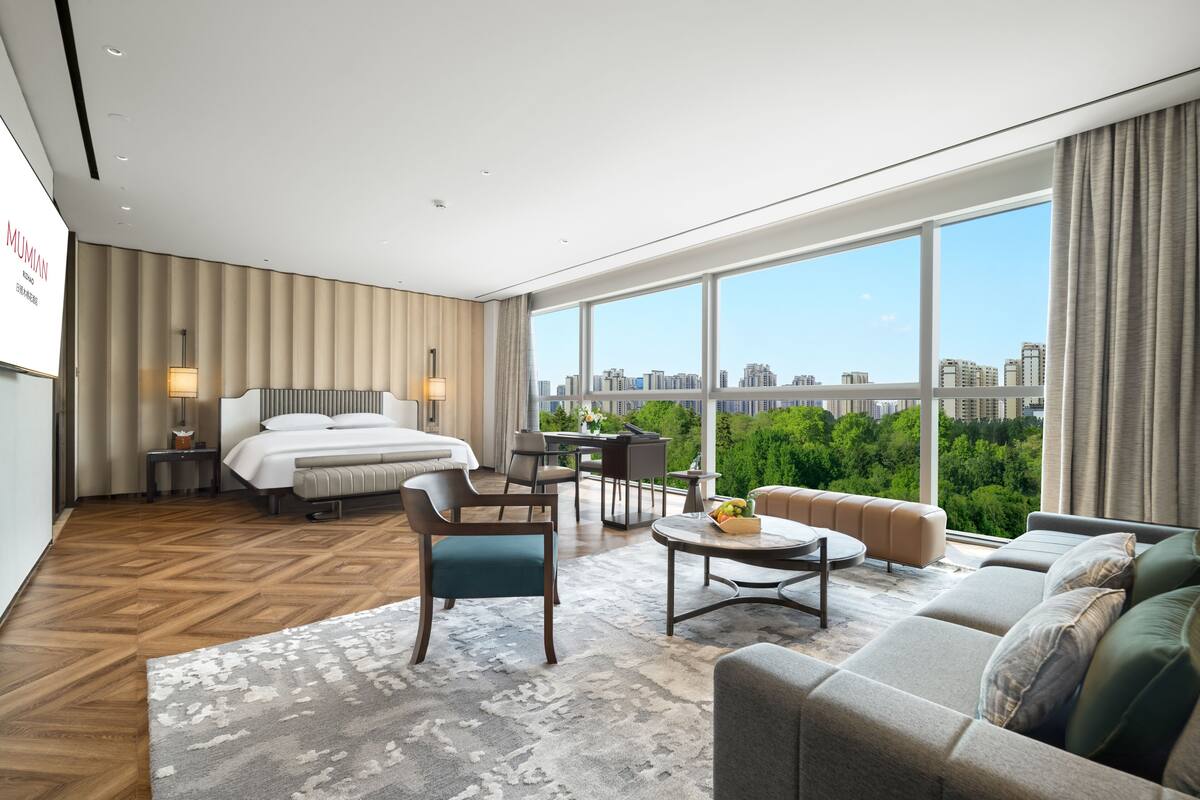 Suite estándar, 1 habitación, no fumadores, vistas al parque | Ropa de cama de alta calidad y edredones de plumas